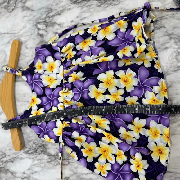 Pacific Legend Dress 12-18 mo Hawaiian Girls Purple Hibiscus Made In Hawaii - Picture 5 of 14